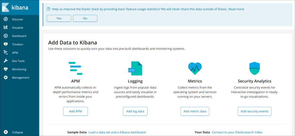 kibana homepage md