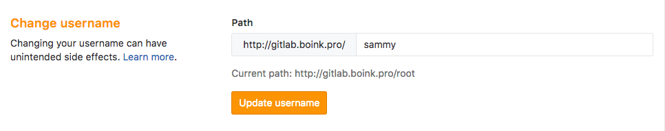 change username2